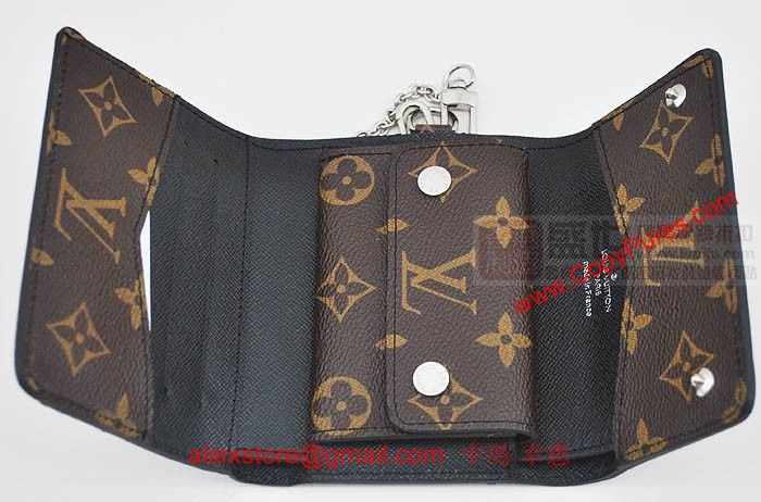 LOUIS VUITTON ルイヴィトン M60167 モノグラムマカサー ポルト フォイユ・コンパクト 3つ折り財布